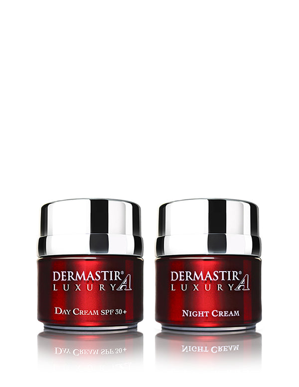 Dermastir Duo Pack – Day Cream SPF30+ Tinted & Night Cream