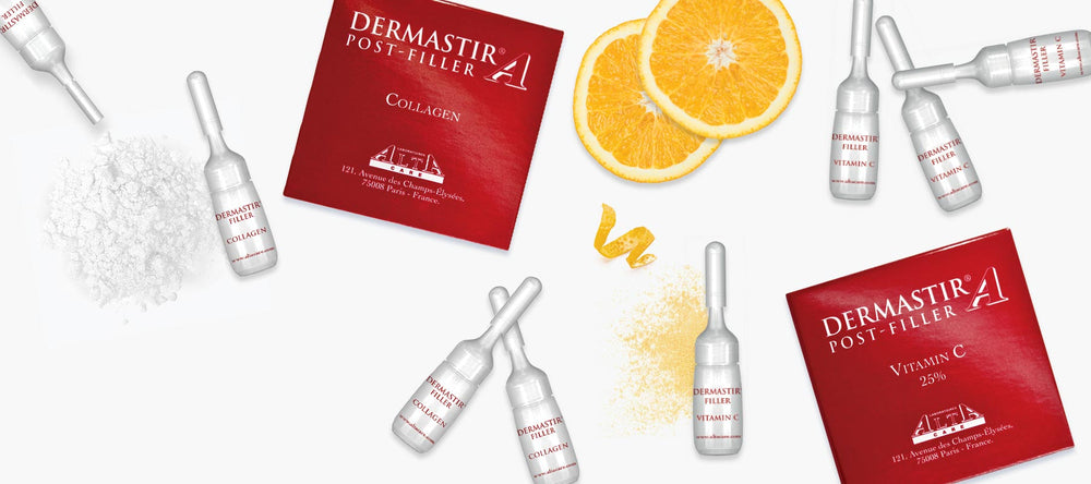 Dermastir post filler powder nanotechnology collagen and vitamin c particles to plump skin wrinkles - Marina Dorn