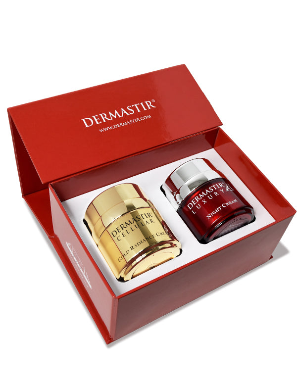 Dermastir Duo Gift  Pack – Gold Cream & Crema de Noche